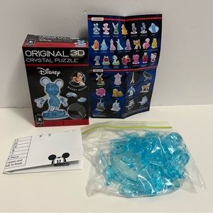 BEPUZZLED Disney Mickey Mouse 3D Crystal Puzzle complete toy